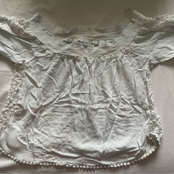 Sheer Lace and Crochet Boho Top - Picture 1 of 1